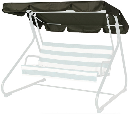 Тент на садовые качели A19 без АМС 207*134 см зеленый Удачная мебель - Дачная мебель