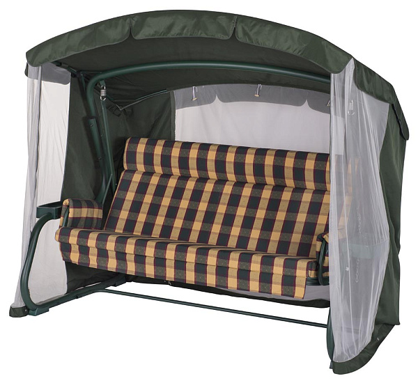 садовые качели «мерида премиум» a56g.334 зеленый удачная мебель - даметекс