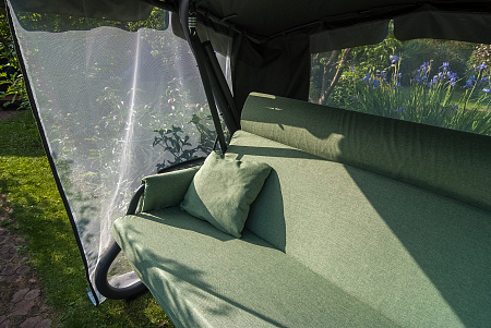 садовые качели «империя» a43a.631 антрацит удачная мебель - даметекс