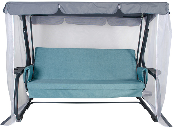 качели садовые «галисия» a52a.630 антрацит  удачная мебель - даметекс