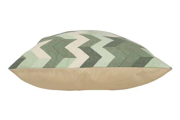 подушка «рио» 40х40 зеленый с бежевым удачная мебель - даметекс