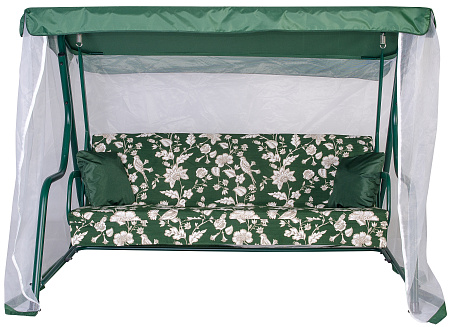 садовые качели «панама» a46g.536 зеленый удачная мебель - даметекс