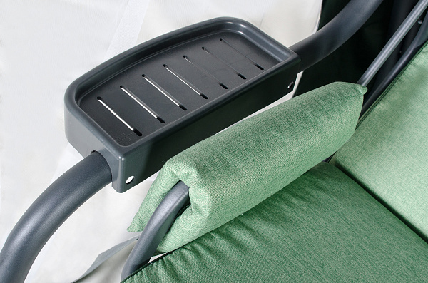 садовые качели «мерида премиум» a56a.631 антрацит удачная мебель - даметекс