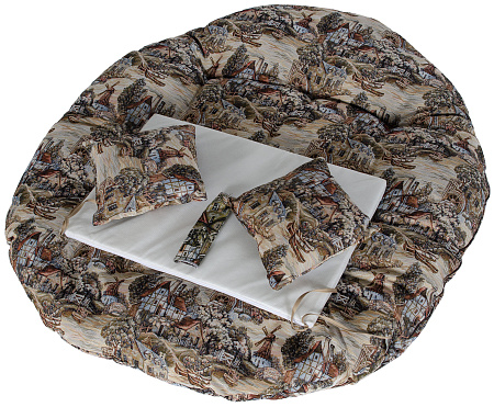 Чехлы для комплекта на подвесного кресла «Тенерифе» шоколад Удачная мебель - Даметекс