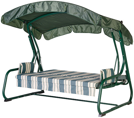 садовые качели «барселона» a45g.305 зеленый удачная мебель - даметекс