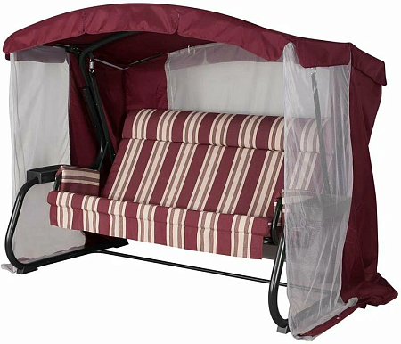 садовые качели «мерида премиум» a29а.304 антрацит удачная мебель - даметекс