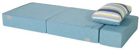 Кресло-кровать трансформер бескаркасное &quot;Валентина&quot; 80х80х60 см бирюзовый