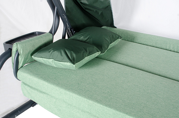 садовые качели «империя» a43a.631 антрацит удачная мебель - даметекс