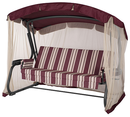 садовые качели «милан» a51а.304 антрацит удачная мебель - даметекс