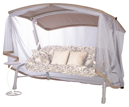 Тент на садовые качели A50 АМС 222*168 см бежевый Удачная мебель - Дачная мебель