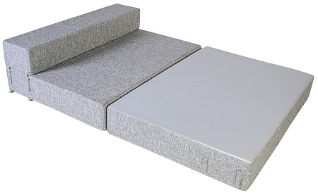 Диван-кровать трансформер бескаркасный &quot;Валентина&quot; 140х100х60 см серый