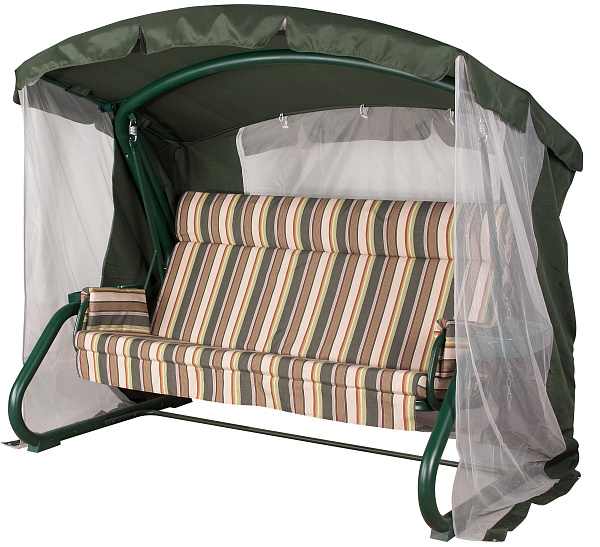садовые качели «марсель премиум» a28g.002 зеленый удачная мебель - даметекс
