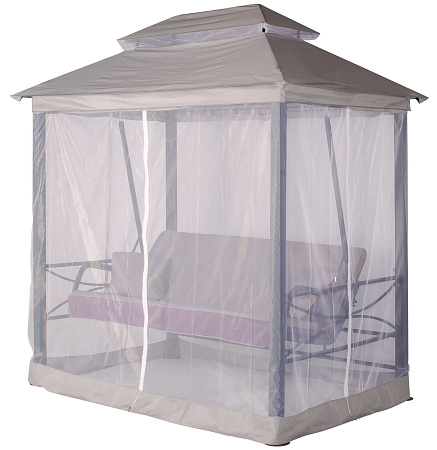 беседка-качели «алания» a62а.612 антрацит удачная мебель - даметекс