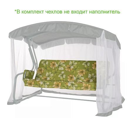 Набор чехлов на матрас и подлокотники для садовых качелей 170*53*55 см N170.522 Удачная мебель - Дачная мебель