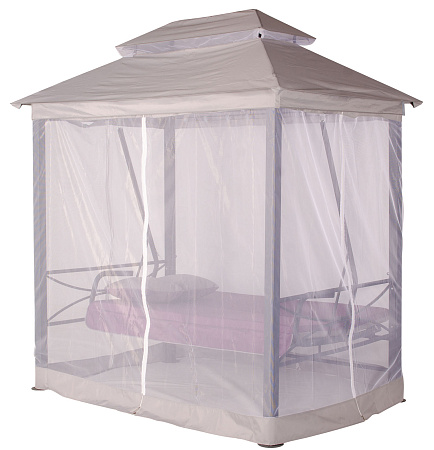 беседка-качели «алания» a62а.612 антрацит удачная мебель - даметекс