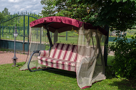 садовые качели «милан» a51а.304 антрацит удачная мебель - даметекс