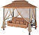 беседка-качели «пальмира» a31bl.t006 охра удачная мебель - даметекс