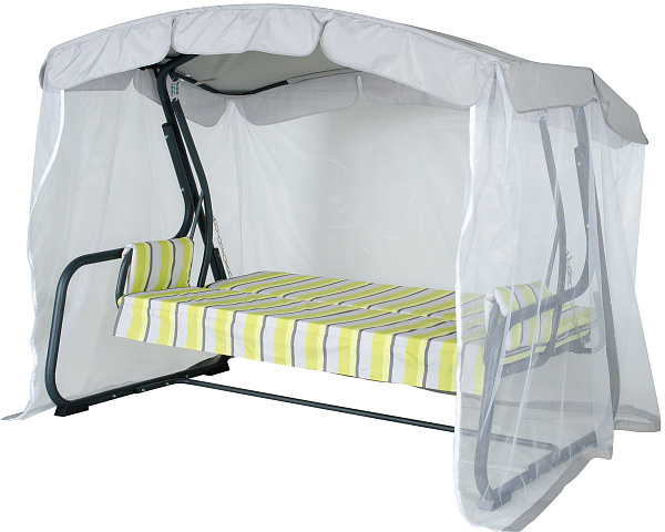 садовые качели «тропикана» a45а.326 антрацит удачная мебель - даметекс