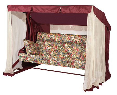 садовые качели «валенсия» a44r.324 винный удачная мебель - даметекс