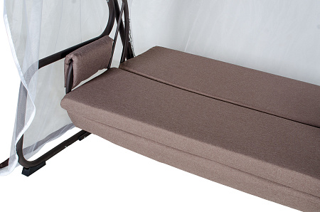 садовые качели «тропикана» а45с.613 коричневый удачная мебель - даметекс