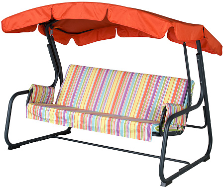 садовые качели «мальта» a45a.318 антрацит удачная мебель - даметекс