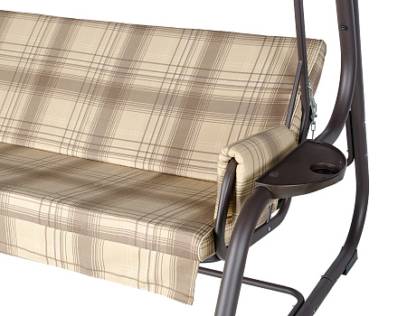 качели садовые «ибица» a52c.503 коричневый удачная мебель - даметекс