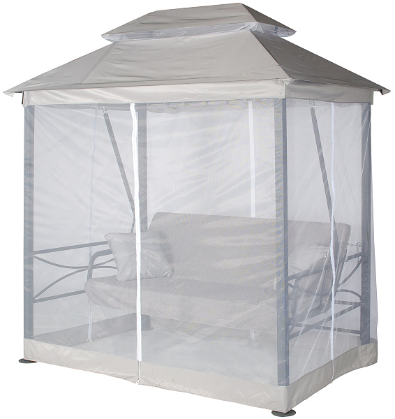 беседка садовая «афины» a62a.612 антрацит удачная мебель - даметекс