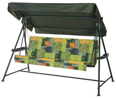 качели садовые «касабланка» a53g.504 зеленый удачная мебель - даметекс