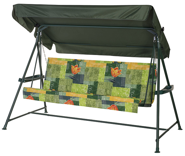качели садовые «касабланка» a53g.504 зеленый удачная мебель - даметекс