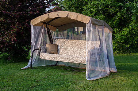 садовые качели «ренессанс» a45c.537 коричневый удачная мебель - даметекс