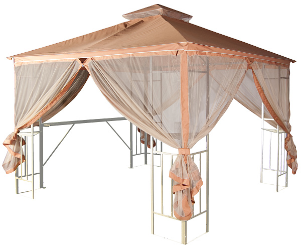 Тент на беседку Анталия A35/A40 АМС 300*300 см охра Удачная мебель - Дачная мебель
