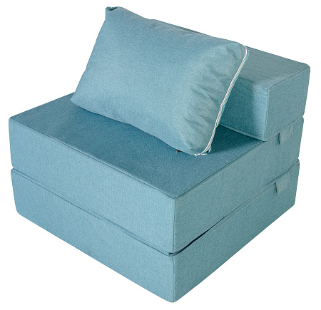 Кресло-кровать трансформер бескаркасное &quot;Валентина&quot; 80х80х60 см бирюзовый
