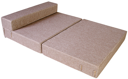 Диван-кровать трансформер бескаркасный &quot;Валентина&quot; 140х100х60 см шоколад