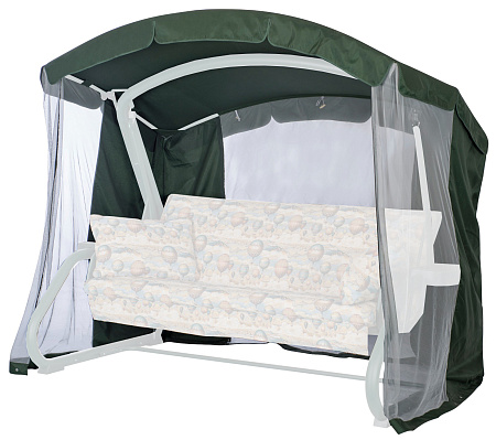 Тент на садовые качели A41/А44/68 АМС 221*144 см зеленый Удачная мебель - Дачная мебель