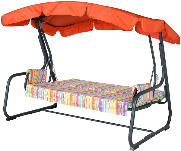 садовые качели «мальта» a45a.318 антрацит удачная мебель - даметекс